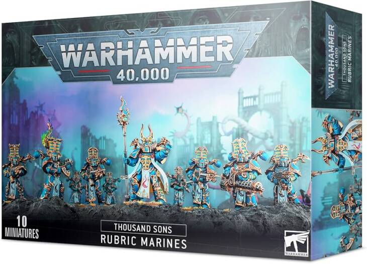 WARHAMMER 40K - THOUSAND SONS - RUBRIC MARINES
