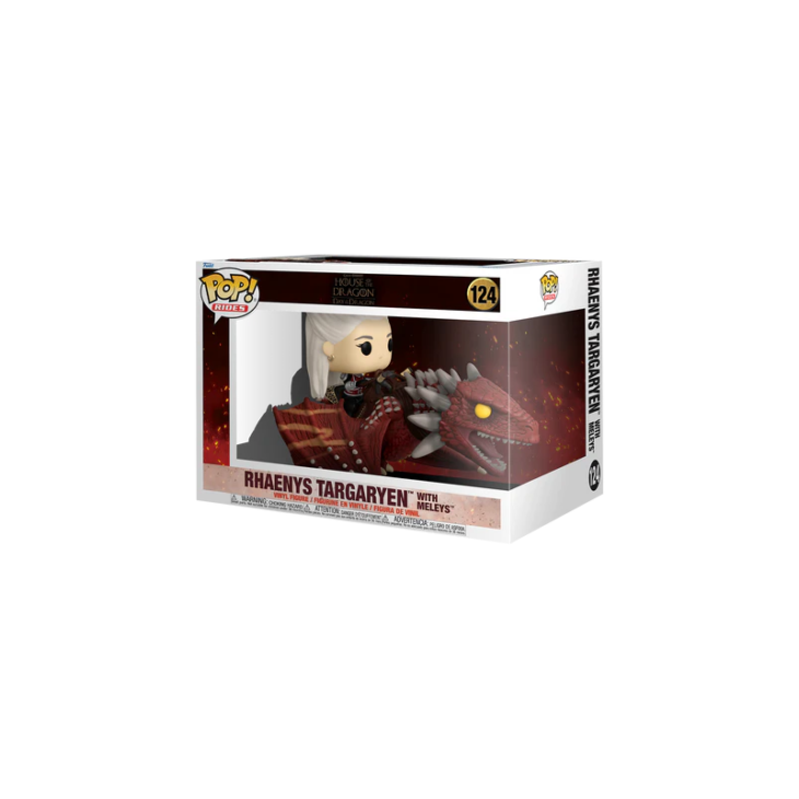 HOUSE OF THE DRAGON - RHAENYS W/MELEYS - FUNKO POP DLX 124