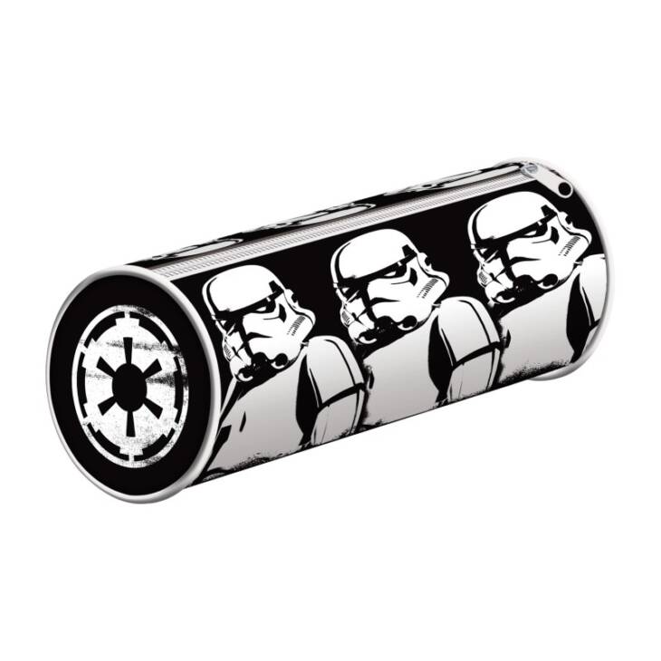 Astuccio portapenne a forma di barile di Star Wars (Storm Trooper)